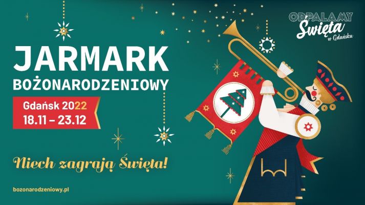 Jarmark Bożonarodzeniowy Gdańsk 2022 plakat